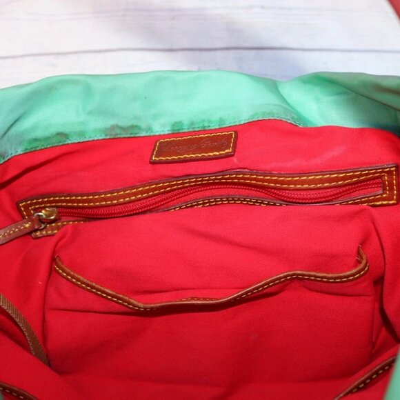 Dooney & Bourke Nylon Logo Hobo Shoulder Bag Green - Picture 14 of 15